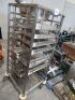 Stainless Steel 10 Tier Tray Trolley - 3