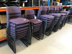 Quantity of 40 x Fabric Chairs