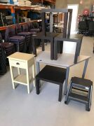 Quantity of assorted office furniture