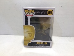 Funko Pop - Bruce Lee Gold Flying Kick The Big Boss #592 - 2