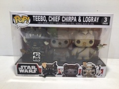 Funko Pop - Teebo, Chief Chirpa & Logray 3-pack (Star Wars) - 2