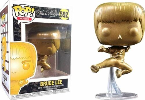 Funko Pop - Bruce Lee Gold Flying Kick The Big Boss #592