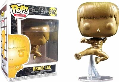 Funko Pop - Bruce Lee Gold Flying Kick The Big Boss #592