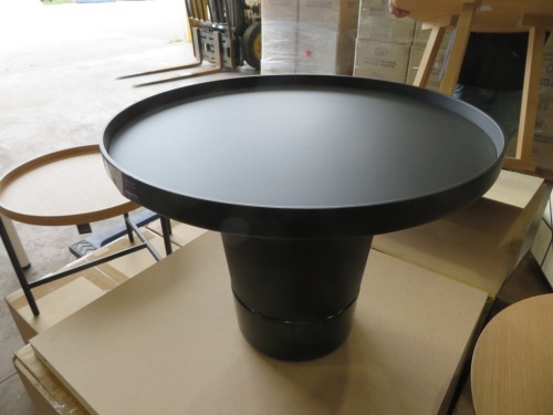Poller Coffee Table, Black, Small