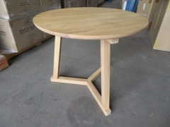 Ethnicraft Oak Tripod Table - 2