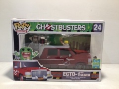 Funko Pop - Ghostbusters ECTO-1 (Red) with Slimer (Summer Convention) #24 - 2