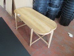 Nofu 910 Sofa Table, Natural Oak - 2