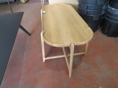 Nofu 910 Sofa Table, Natural Oak - 3