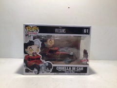 Funko Pop - Rides Disney Villains Cruella in Car Special Edition #61 - 2