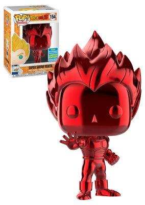 Funko Pop - animation Dragonball Z Super Saiyan Vegeta Red 2019 Summer Convention Limited Edition Exclusive #154