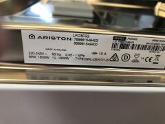 Ariston 60cm Freestanding Dishwasher - White LFO3C22XAUS - 6