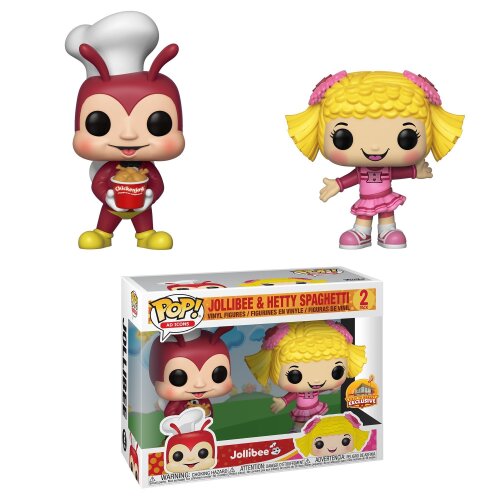 Funko Pop - Ad Icons Jollibee & Hetty Spaghetti 2 Pack First to Market Exclusive