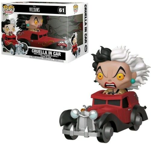 Funko Pop - Rides Disney Villains Cruella in Car Special Edition #61