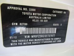 2012 Toyota Hilux SR5 4WD Dual Cab Ute *RESERVE MET* - 29