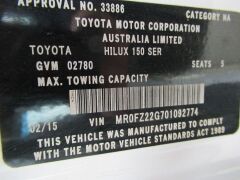 2015 Toyota Hilux Dual Cab Chassis *RESERVE MET* - 28