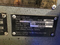 12/2012 King Long Bus XMQ6102K 45 Seat Coach - 11