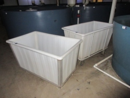Quantity of 2 Large Tub Trollies