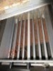 Fish bar grading Frame, Galvanised steel box with 9 x grading bars - 2