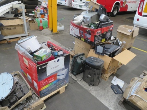 3 x Pallets of assorted Electrical items