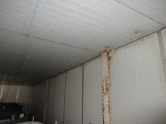 Internal Room Construction, Approx 20m x 15m. Sandwich Panel Construction with galvanised "L" bar support beams - 3