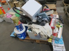 Pallet containing Vacuum Cleaner, First Aid Box etc - 3