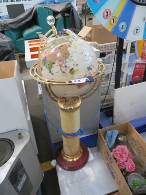 Globe on Pedestal with Lighting