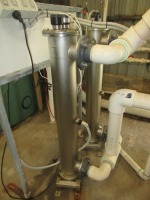 2 x Stainless Steel Cylinder type UV Filters, Model: G1200T5NX2
