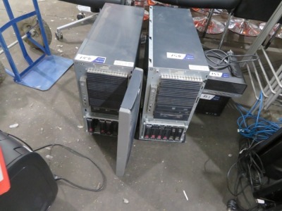 2 x Redundant Hewlett Packard Servers with Multi Hard Drives