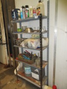 Contingency for assorted plastic buckets, Adjustable shelving unit & Storage Cupboard - 2