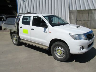 2013 Toyota Hilux 4WD Dual Cab Chassis *RESERVE MET*
