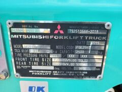 UNRESERVED 2015 Mitsubishi FG25NT 4-Wheel Counterbalance Forklift - 20
