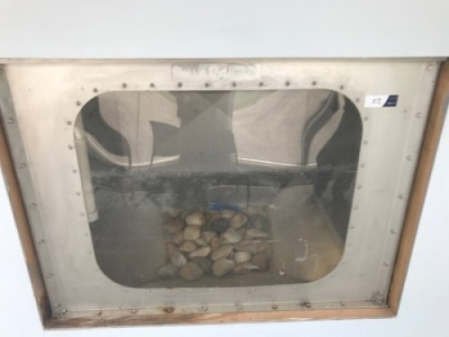 Display tank - open top, Stainless Steel with perspex viewing window, 1300 W x 1250 L x 1350mm H
