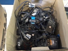 Box of Mixed Walkie Talkie Chargers - 2