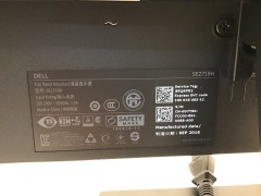 Dell 27" monitor - 3