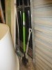 Step Ladder, Aluminium, 2 x Shovels & 1 x Broom - 2