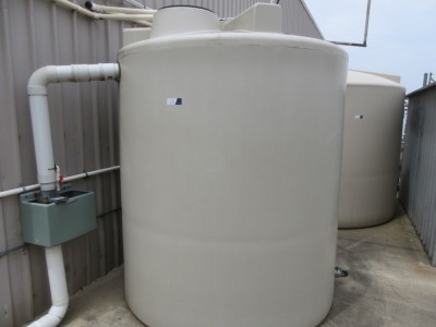 Wastewater Tank, Tank formers, 5000 litre, Cream poly