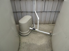 Fresh Water Tank with pump, Tank formers, 10,000 litre, Cream poly - 3
