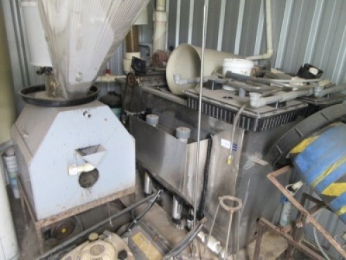 Flocculation Tank, Stainless Steel and sundry items