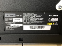 Lenovo L24e-20 24" Monitor Bundle - 5