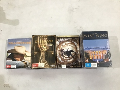 Lot of TV series DVD and blueray box sets