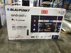 Blaupunkt 75" 4K ultra HD Android TV BP750USG9500 - 2