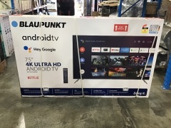 Blaupunkt 75" 4K ultra HD Android TV BP750USG9500 - 3