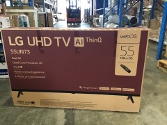 LG UN7300 UHD 55" 4K Smart 4K TV with AI ThinQ 5UN7300PTC - 2