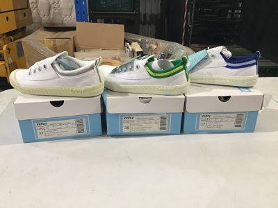 3 x Dunlop Volley Canvas Shoes