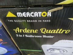 Mercator Ardene Quattro 3 in 1 Bathroom Heater Model BS124CSW - 2