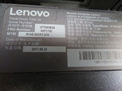 Lenovo Thinkvision 24" Monitor, Model: T241-10 - 4