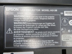 Epson LCD Projector Model H313B - 4