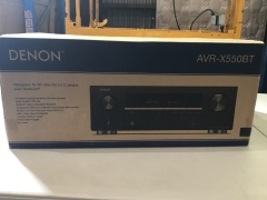 Denon 5.2 channel full 4K ultra HD AV receiver with Bluetooth AVR-X550BT - 3