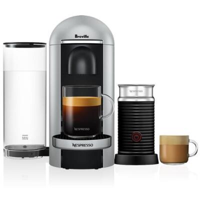 Breville Nespresso vertuo plus & Aeroccino BNV450SIL2JAN1(silver)