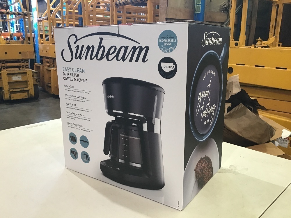 sunbeam easy clean drip filter coffee machine pc7800